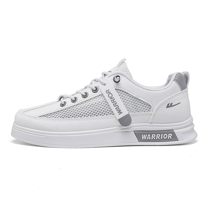 WARRIOR Износостойкие и легкие низкие кроссовки для скейтбординга мужские, белые, серые 
WARRIOR Износостойкие и легкие низкие кроссовки для скейтбординга мужские, белые, серые