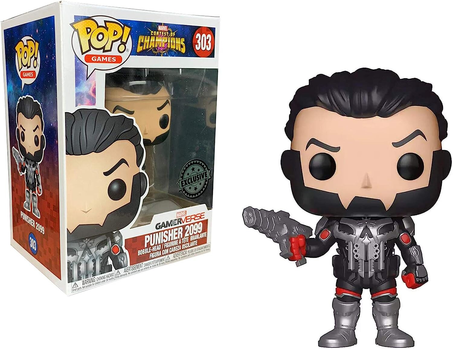 Фигурка Funko Pop! Marvel Contest of Champions Punisher 2099 Exclusive
Фигурка Funko Pop! Marvel Contest of Champions Punisher 2099 Exclusive
