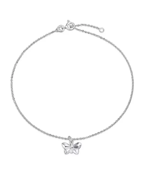 3D геометрическое оригами украшение на лодыжку в виде насекомых, сада бабочек, небольшой подвесной браслет на лодыжку из стерлингового серебра, регулируемый размер 9-10 дюймов Bling Jewelry, silver
3D геометрическое оригами украшение на лодыжку в виде насекомых, сада бабочек, небольшой подвесной браслет на лодыжку из стерлингового серебра, регулируемый размер 9-10 дюймов Bling Jewelry, silver