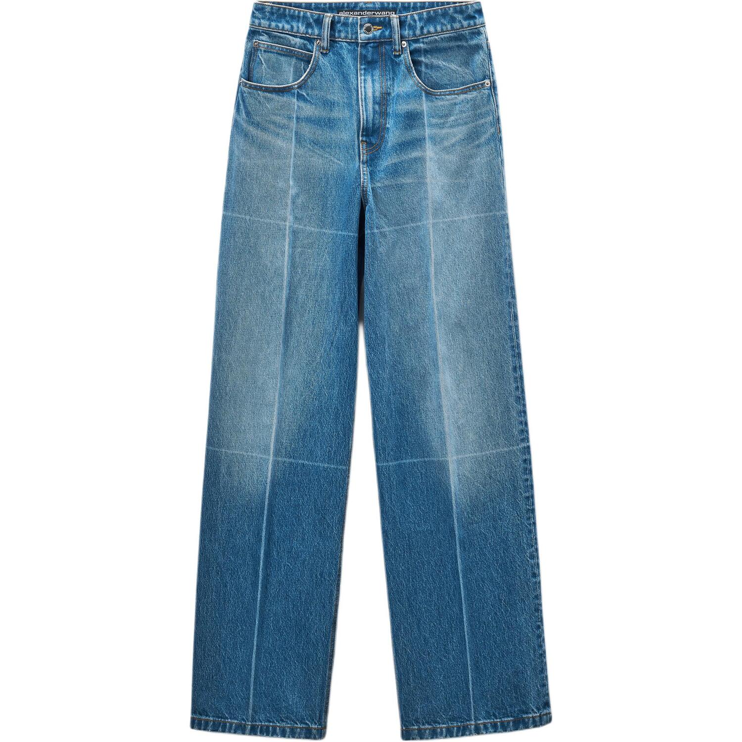 Джинсы с выцветшим логотипом Alexander Wang, синий
Джинсы с выцветшим логотипом Alexander Wang, синий