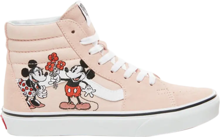 Кеды Vans Disney x Sk8-Hi Mickey & Minnie, розовый 
Кеды Vans Disney x Sk8-Hi Mickey & Minnie, розовый