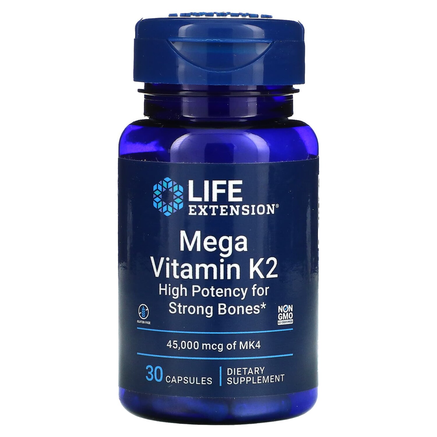 Мега Витамин K2 Life Extension, 30 капсул
Мега Витамин K2 Life Extension, 30 капсул