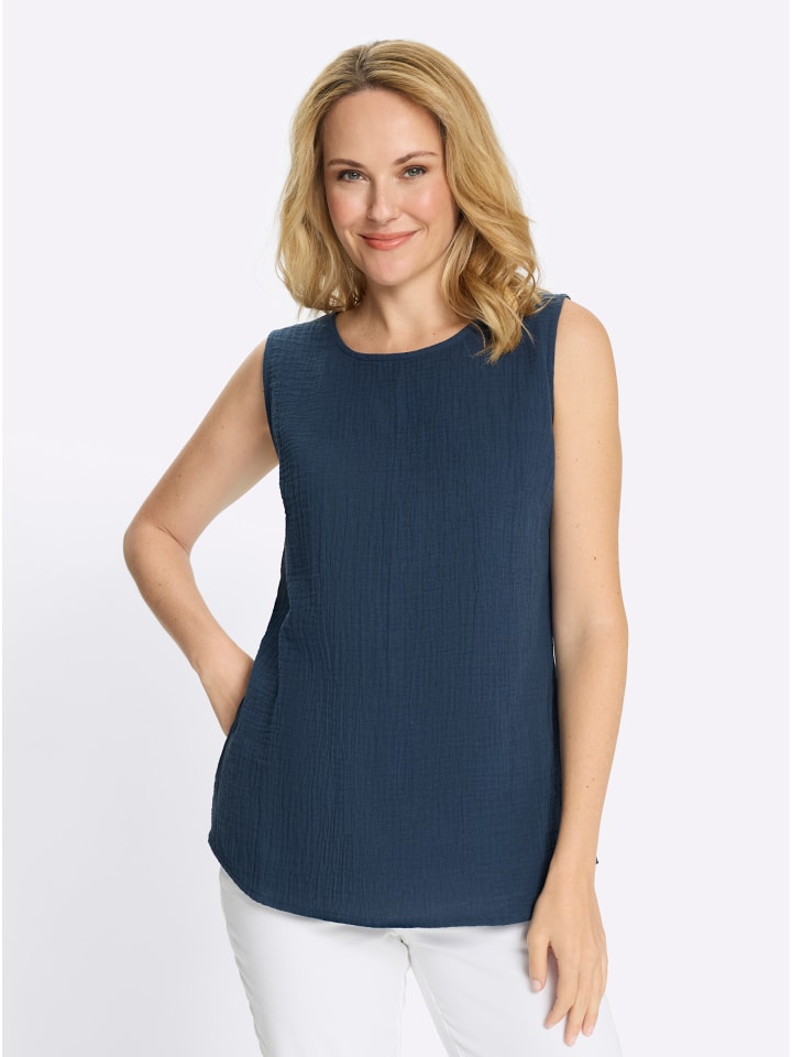 Блузка темно-синего цвета Sieh an!
Блузка темно-синего цвета Sieh an!