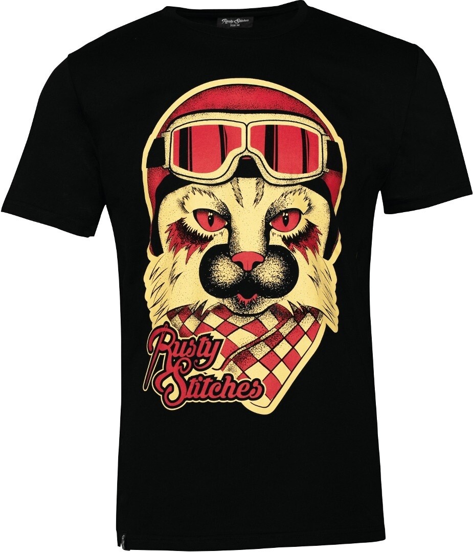 Rusty Stitches Cat Biker Футболка,
Rusty Stitches Cat Biker Футболка,