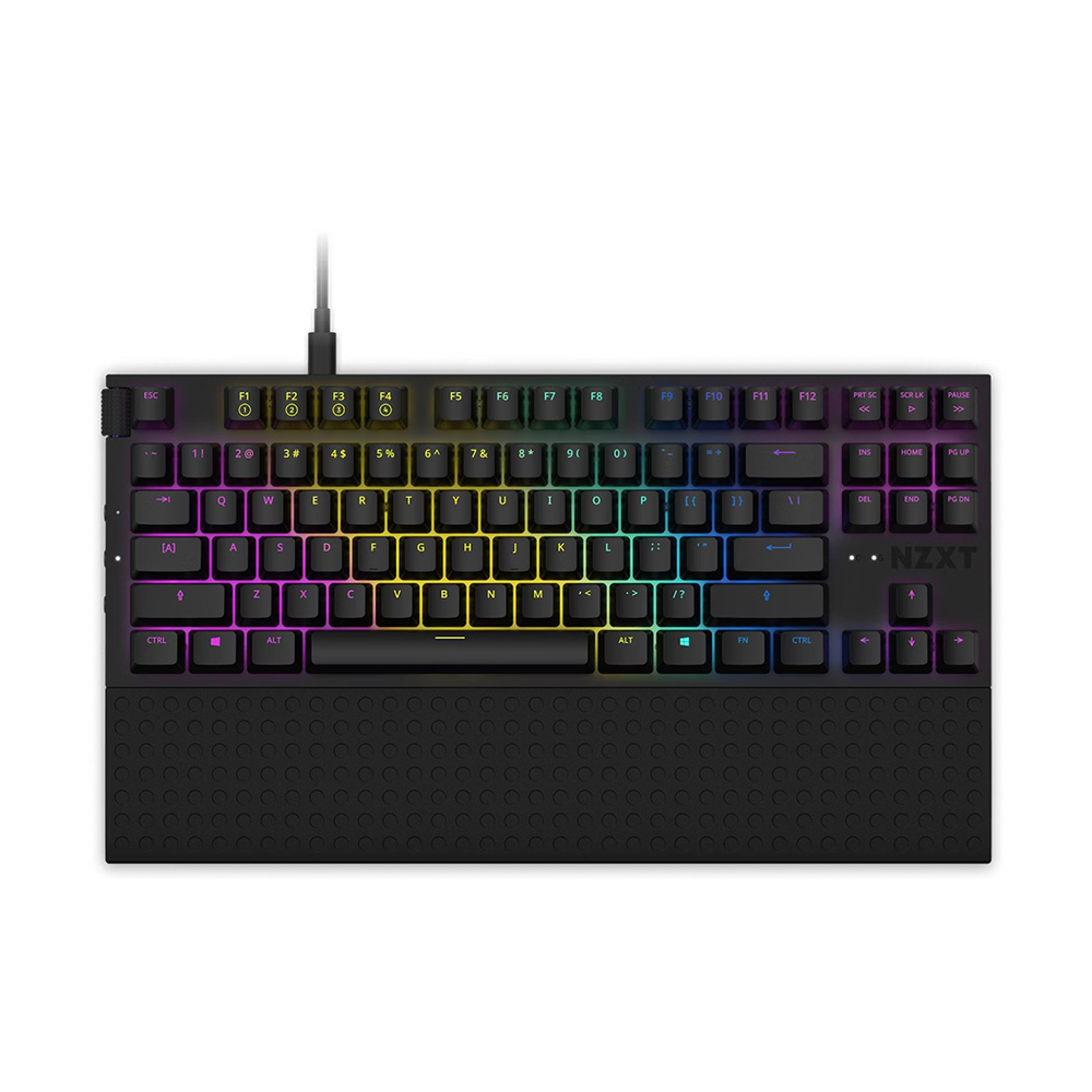 Проводная игровая клавиатура NZXT Function Tenkeyless, черный, английская раскладка
Проводная игровая клавиатура NZXT Function Tenkeyless, черный, английская раскладка