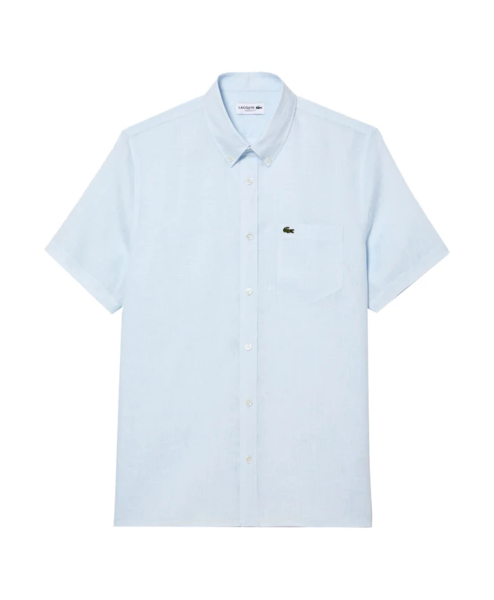 Светло-Голубая льняная рубашка Lacoste, синий
Светло-Голубая льняная рубашка Lacoste, синий