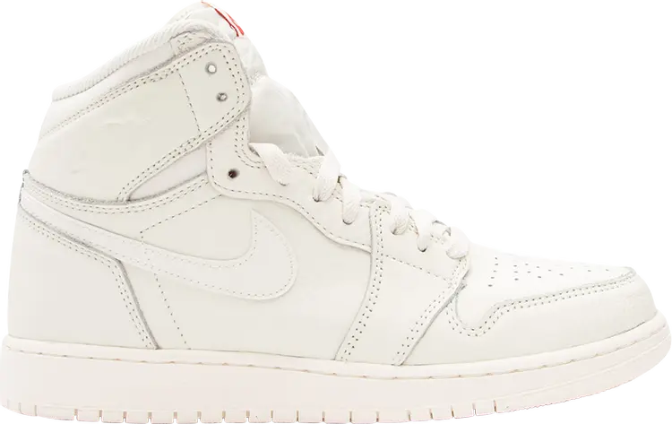 Кроссовки Air Jordan 1 Retro High OG GS Sail, белый 
Кроссовки Air Jordan 1 Retro High OG GS Sail, белый