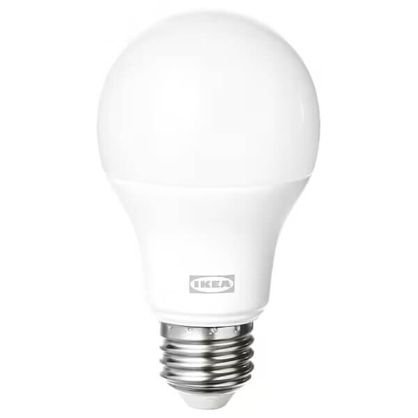 Светодиодная лампа E27 806 люмен Ikea Tradfri, опаловый белый 
Светодиодная лампа E27 806 люмен Ikea Tradfri, опаловый белый