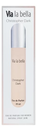 Парфюмированная вода, 20 мл Christopher Dark, Via la Bella
Парфюмированная вода, 20 мл Christopher Dark, Via la Bella