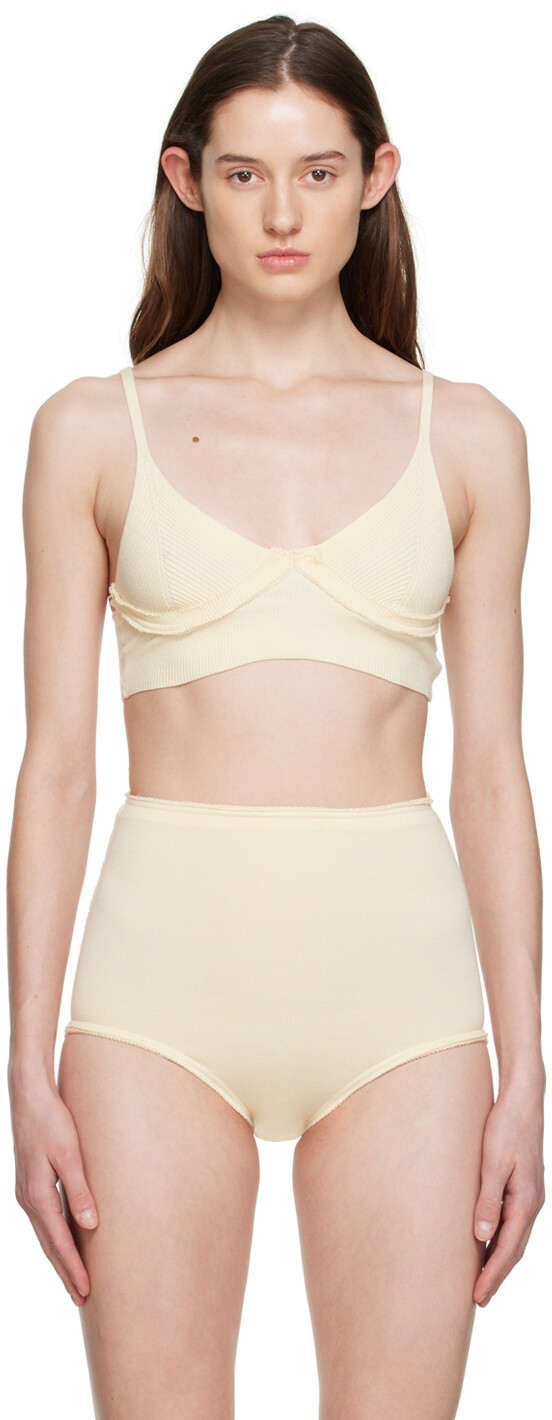 Бюстгальтер в рубчик Off-White Talia Byre
Бюстгальтер в рубчик Off-White Talia Byre