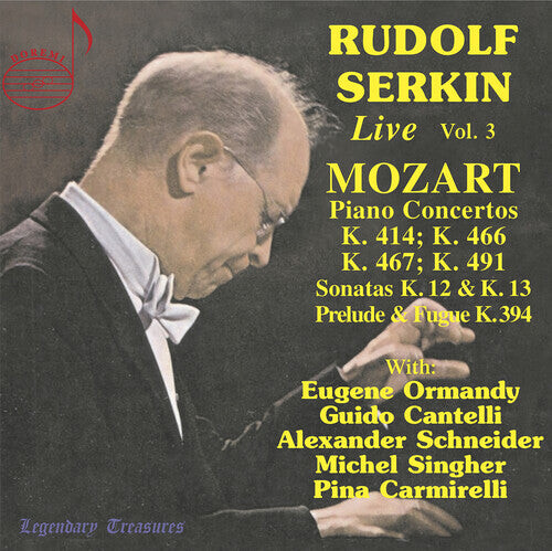 CD диск Mozart / Serkin / Carmirelli: Rudolf Serkin Live
CD диск Mozart / Serkin / Carmirelli: Rudolf Serkin Live