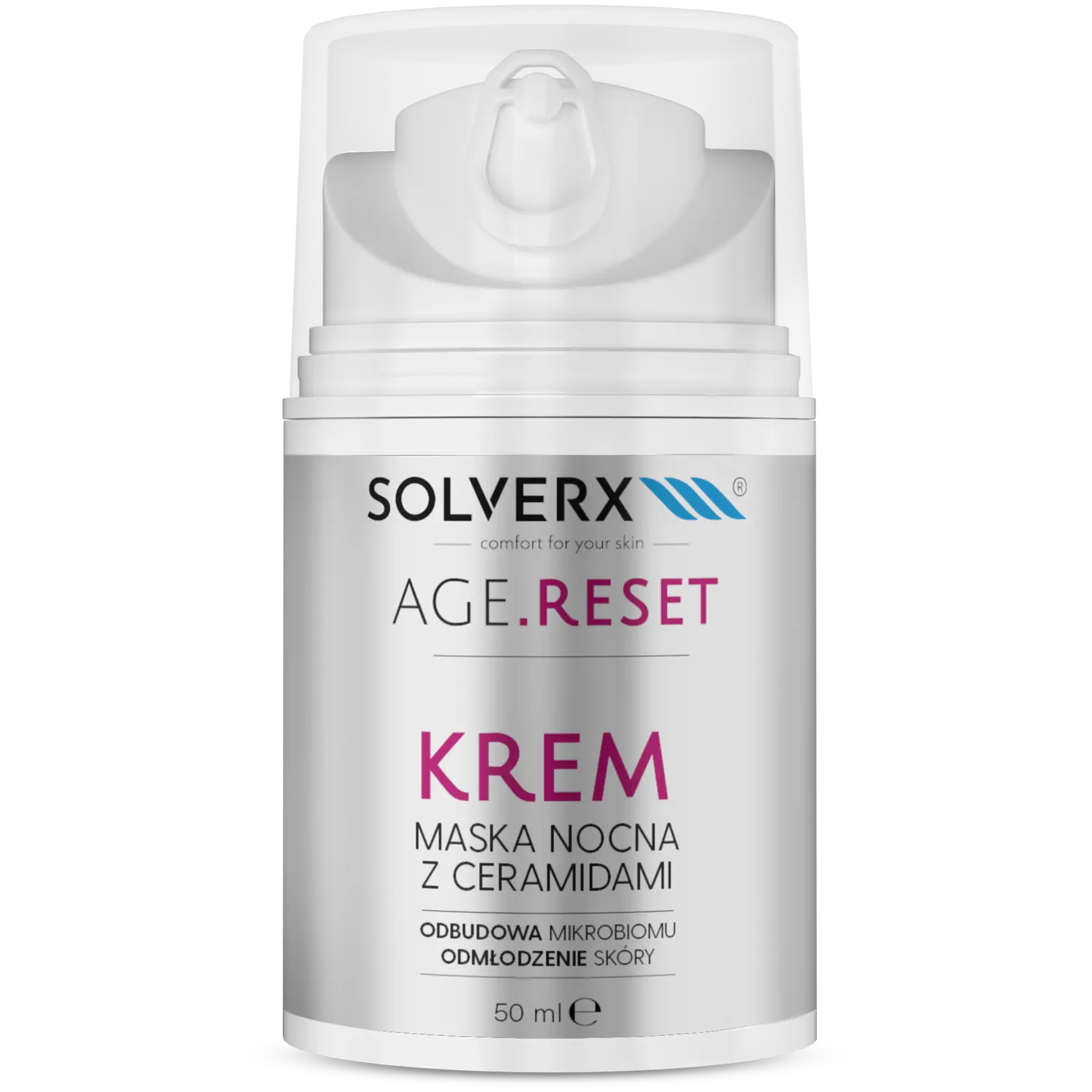 Solverx Age Reset крем-маска для лица на ночь, 50 мл 
Solverx Age Reset крем-маска для лица на ночь, 50 мл