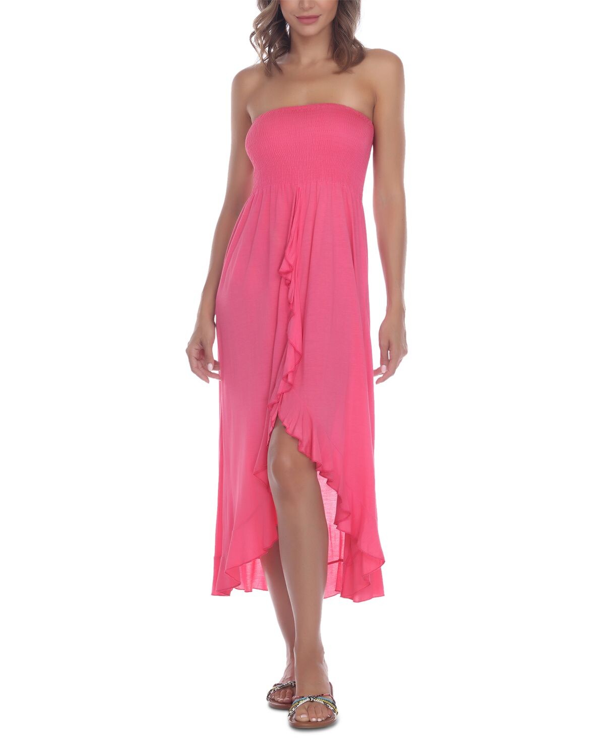 Платье-накидка без бретелек high-low Raviya, розовый
Платье-накидка без бретелек high-low Raviya, розовый