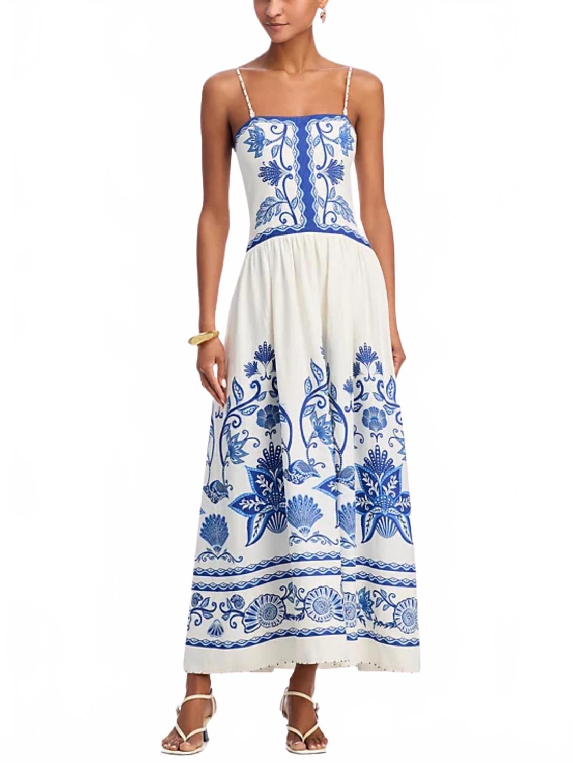 Шелл Гарден платье миди без рукавов в цвете шелл гарден офф-уайт FARM Rio, белый
Шелл Гарден платье миди без рукавов в цвете шелл гарден офф-уайт FARM Rio, белый