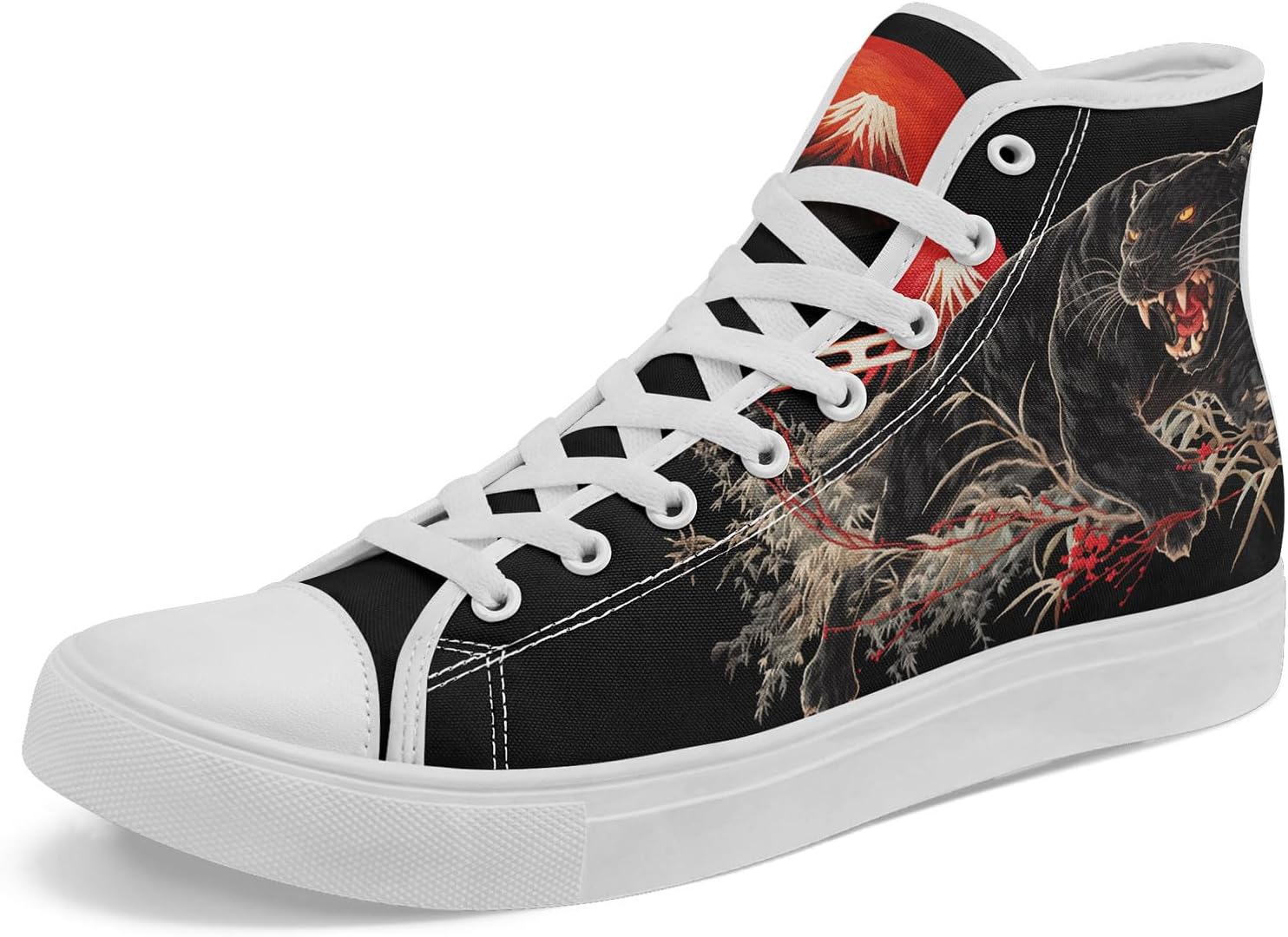 Высокие кеды на платформе AWSOLE из канвы для женщин и мужчин, черные, винтажные, с принтом лесных животных, грибов и птиц, легкие повседневные тапочки из канвы
Высокие кеды на платформе AWSOLE из канвы для женщин и мужчин, черные, винтажные, с принтом лесных животных, грибов и птиц, легкие повседневные тапочки из канвы