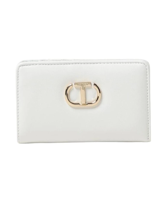 Компактный кошелек с застежкой-кнопкой Twinset, белый
Компактный кошелек с застежкой-кнопкой Twinset, белый