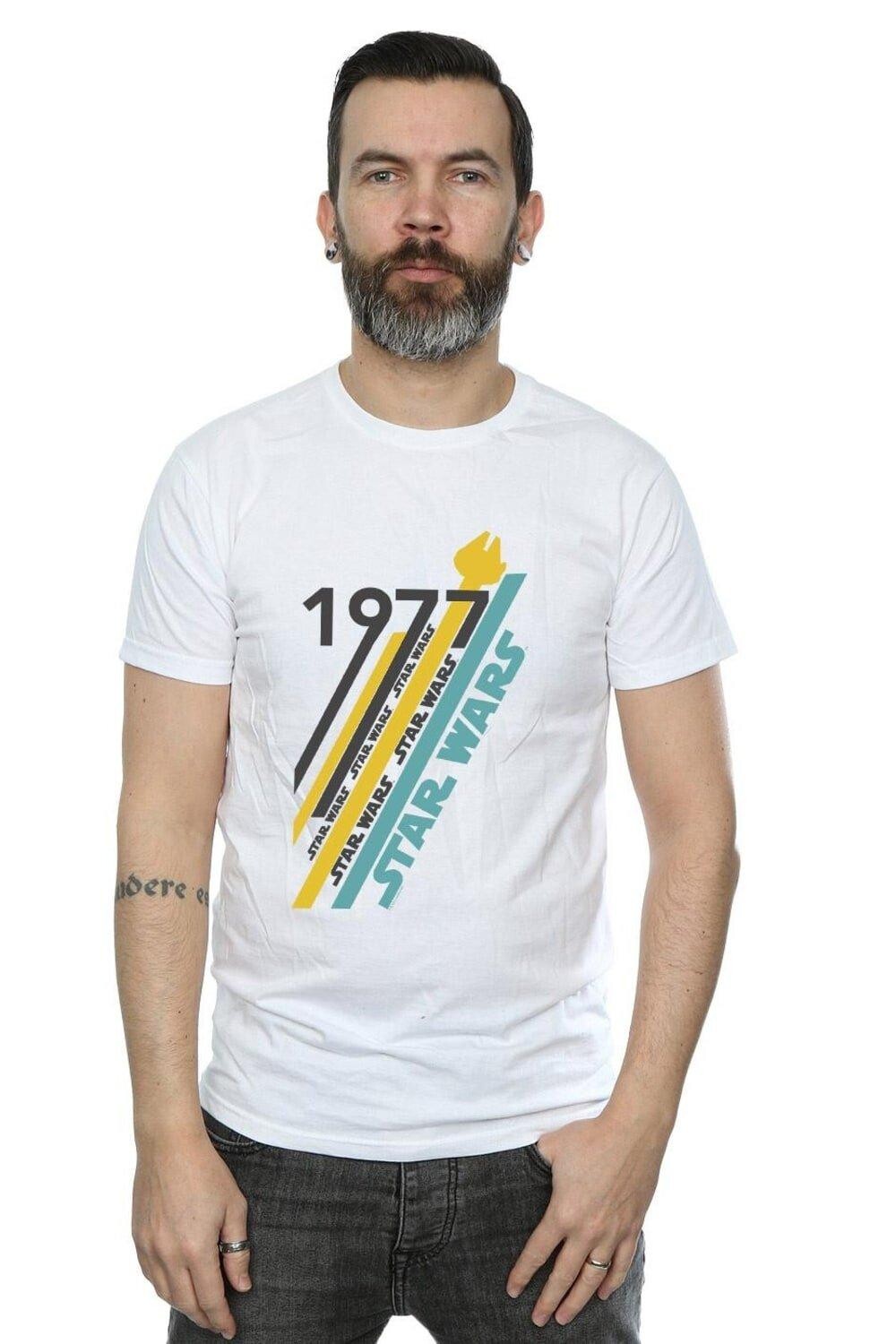 Футболка в стиле ретро «77 полосок» Star Wars, белый
Футболка в стиле ретро «77 полосок» Star Wars, белый