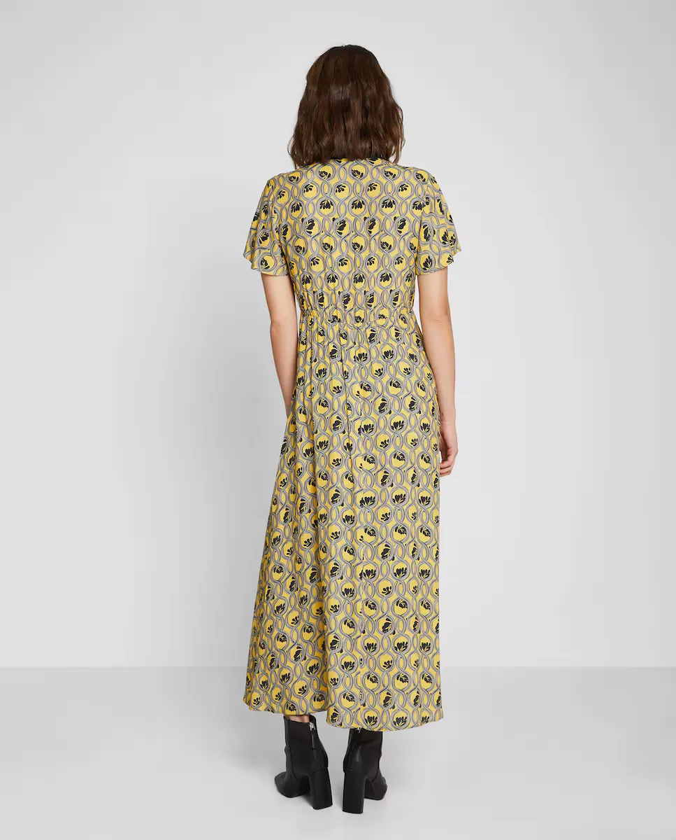 Длинное облегающее платье с принтом Trucco, желтый
Длинное облегающее платье с принтом Trucco, желтый