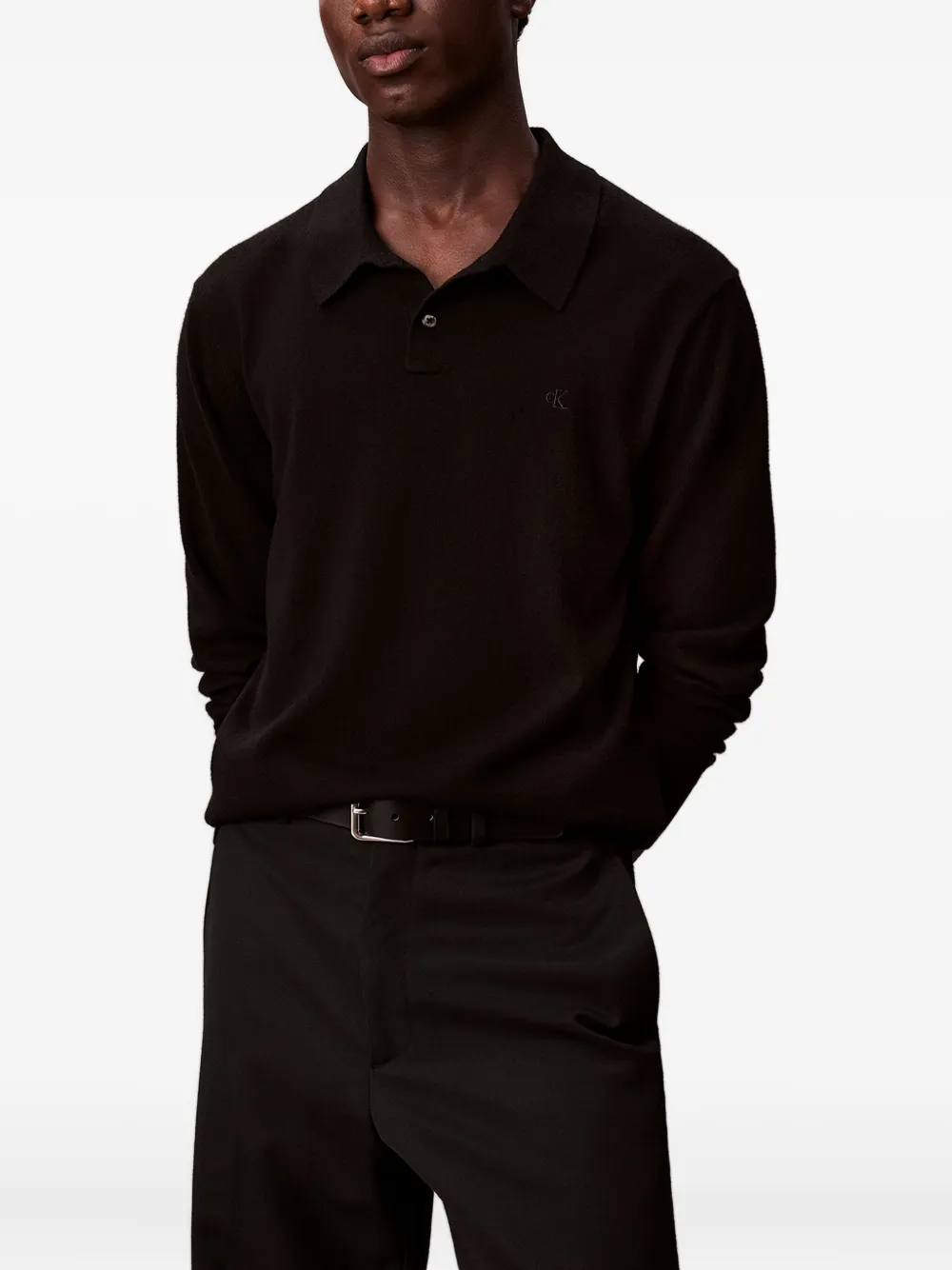 Шерстяная рубашка поло Calvin Klein, черный
Шерстяная рубашка поло Calvin Klein, черный