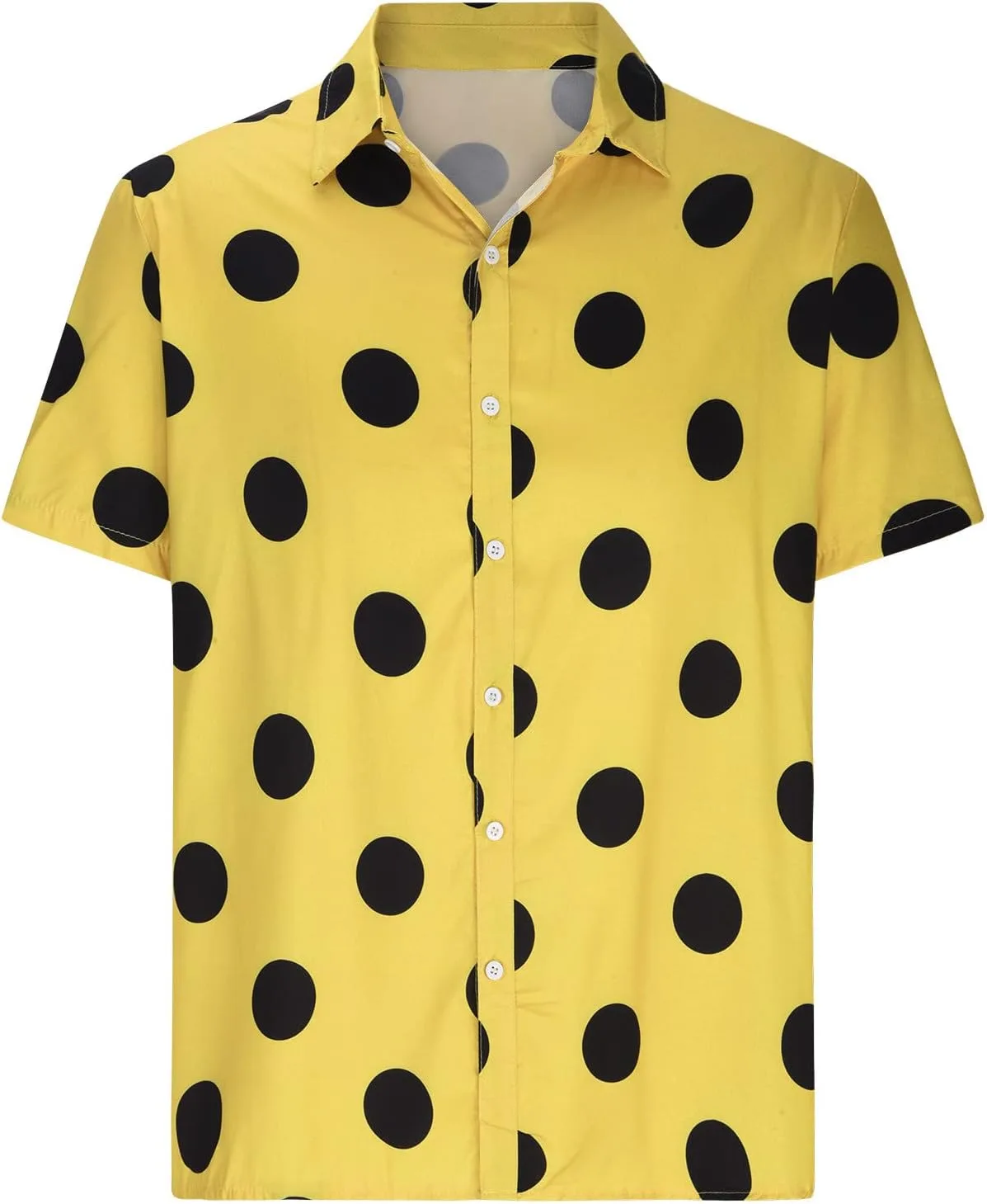 Мужская повседневная рубашка с коротким рукавом в горошек
Мужская повседневная рубашка с коротким рукавом в горошек