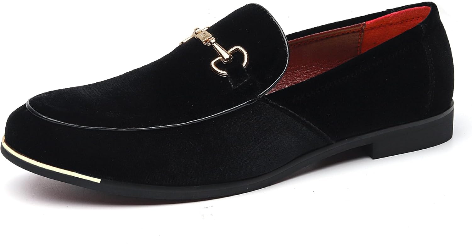 Мужские роскошные бархатные лоферы FLQL с вышивкой, замшевые туфли-лоферы для ежедневной носки, вечеринки, свадеб и выпускного, размер 7-13, черный
Мужские роскошные бархатные лоферы FLQL с вышивкой, замшевые туфли-лоферы для ежедневной носки, вечеринки, свадеб и выпускного, размер 7-13, черный