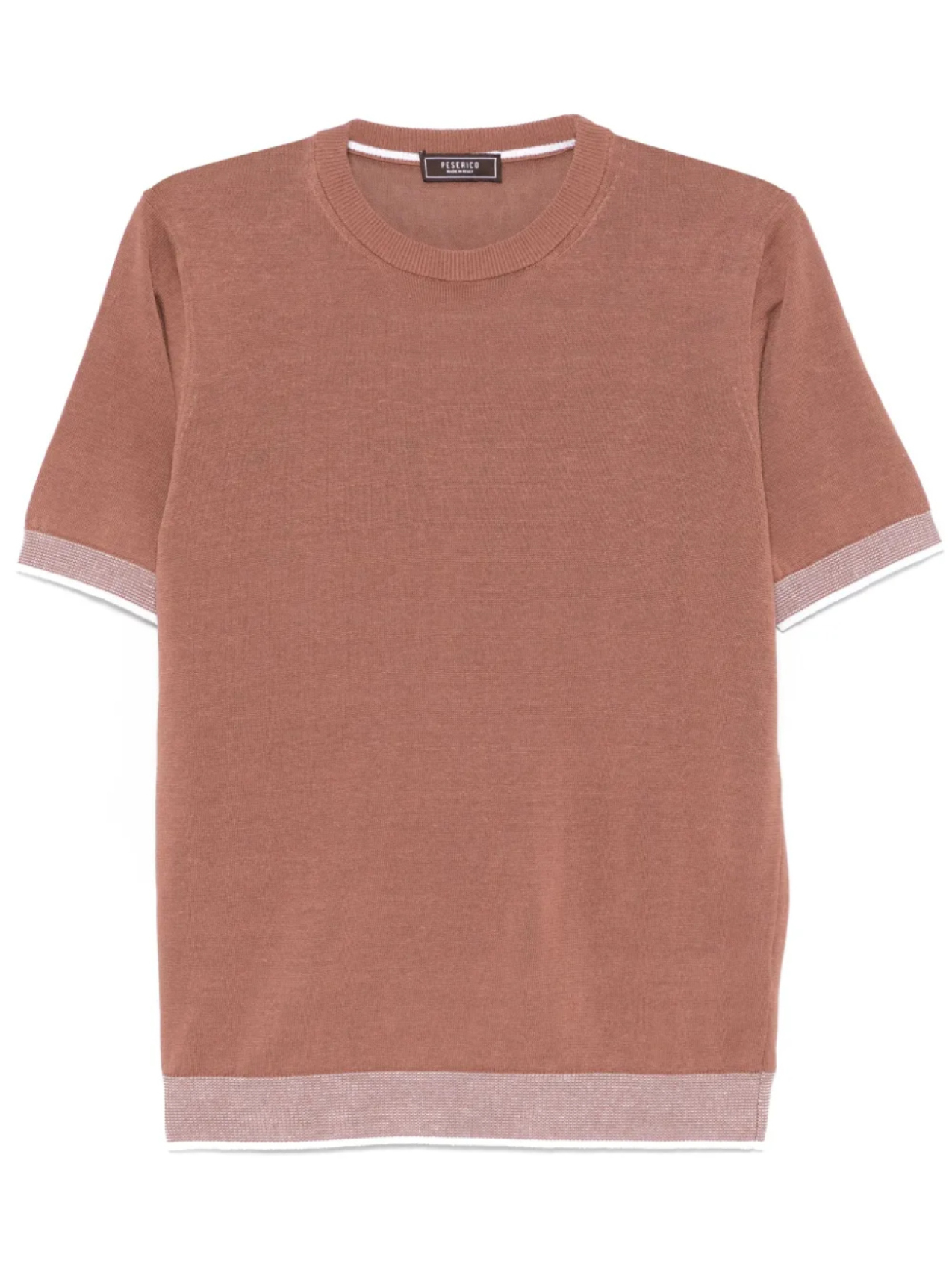 Peserico футболка тонкой вязки, коричневый
Peserico футболка тонкой вязки, коричневый