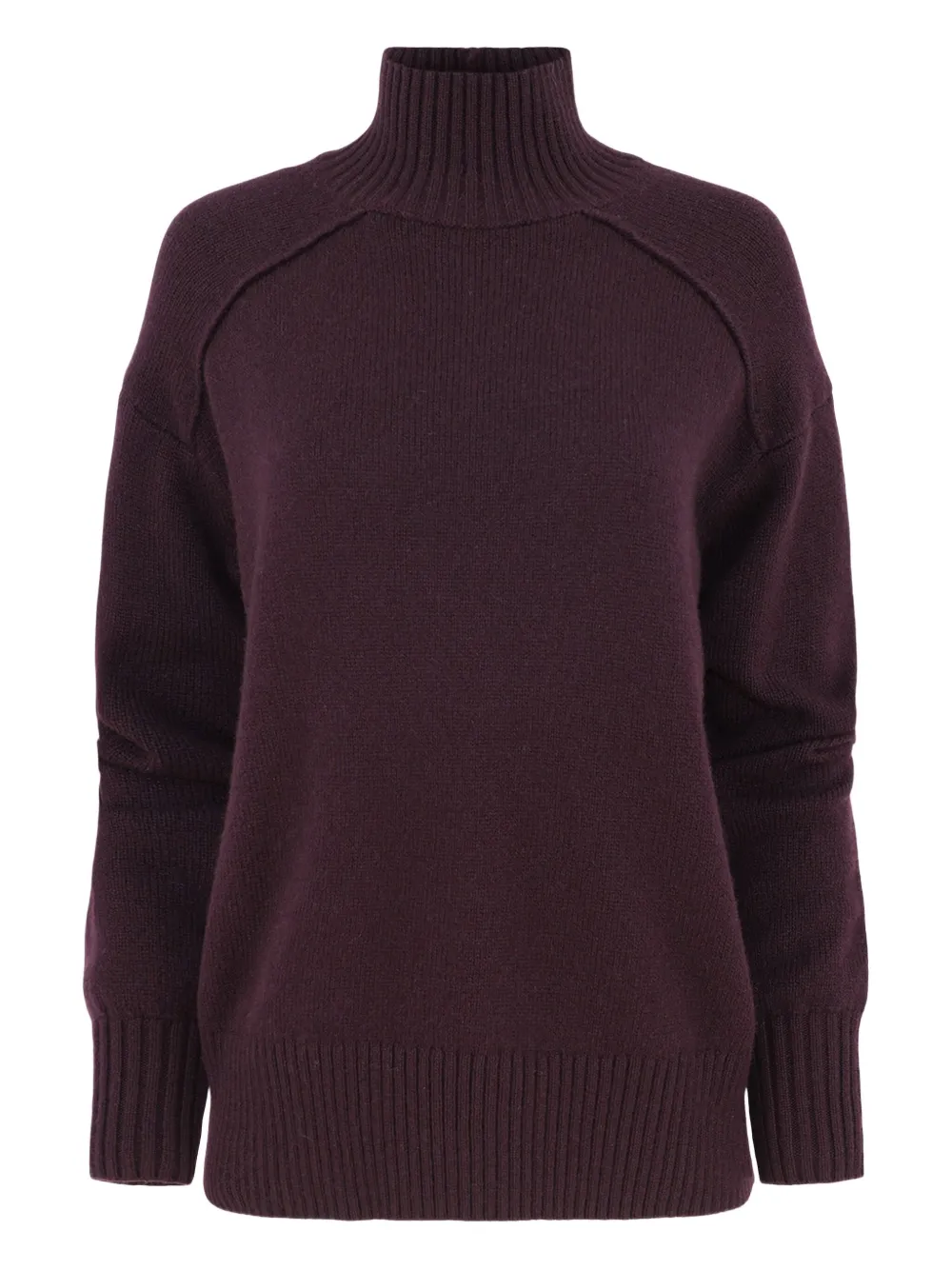 Ребристый свитер с высоким воротом A.L.C., фиолетовый
Ребристый свитер с высоким воротом A.L.C., фиолетовый