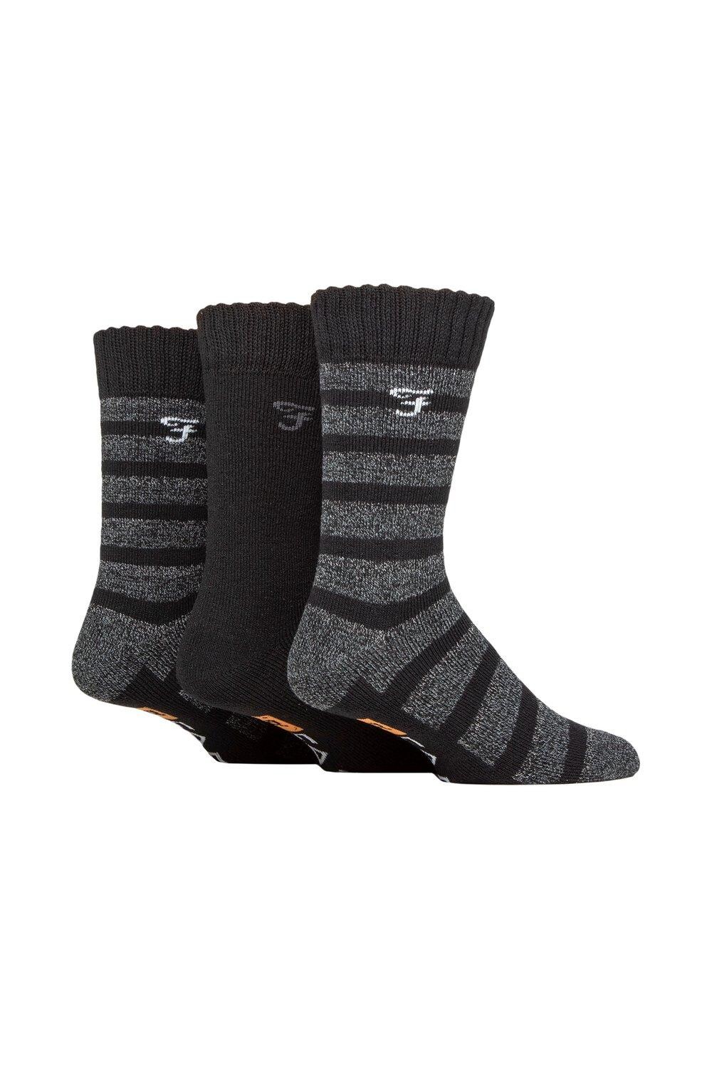 Мужские 3 пары носков с мягкой подкладкой в полоску Farah FARAH, черный
Мужские 3 пары носков с мягкой подкладкой в полоску Farah FARAH, черный