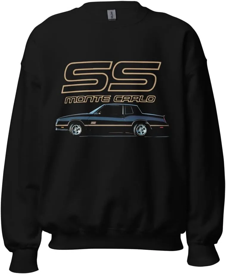 Толстовка с классическим автомобилем Monte Carlo SS 1988 и золотым принтом JG Infinite
Толстовка с классическим автомобилем Monte Carlo SS 1988 и золотым принтом JG Infinite