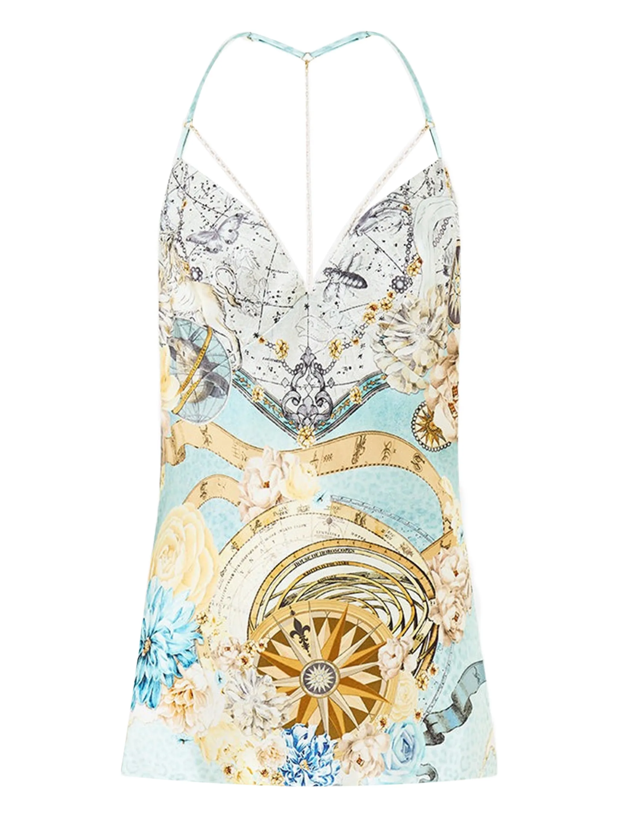 Топ с цепочкой Camilla, синий
Топ с цепочкой Camilla, синий