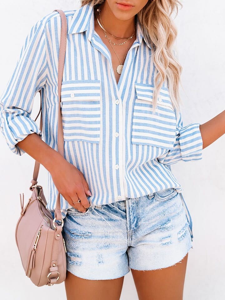 Блуза Milan Kiss, цвет weiß/hellblau
Блуза Milan Kiss, цвет weiß/hellblau