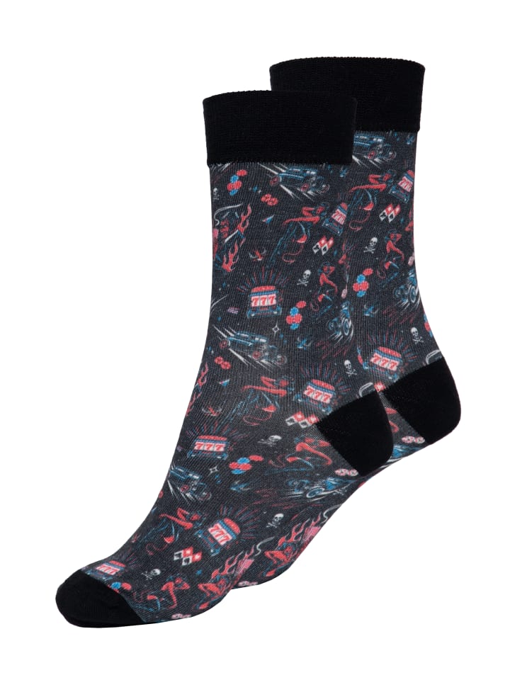 Черные носки King Kerosin Rockabilly Devil
Черные носки King Kerosin Rockabilly Devil