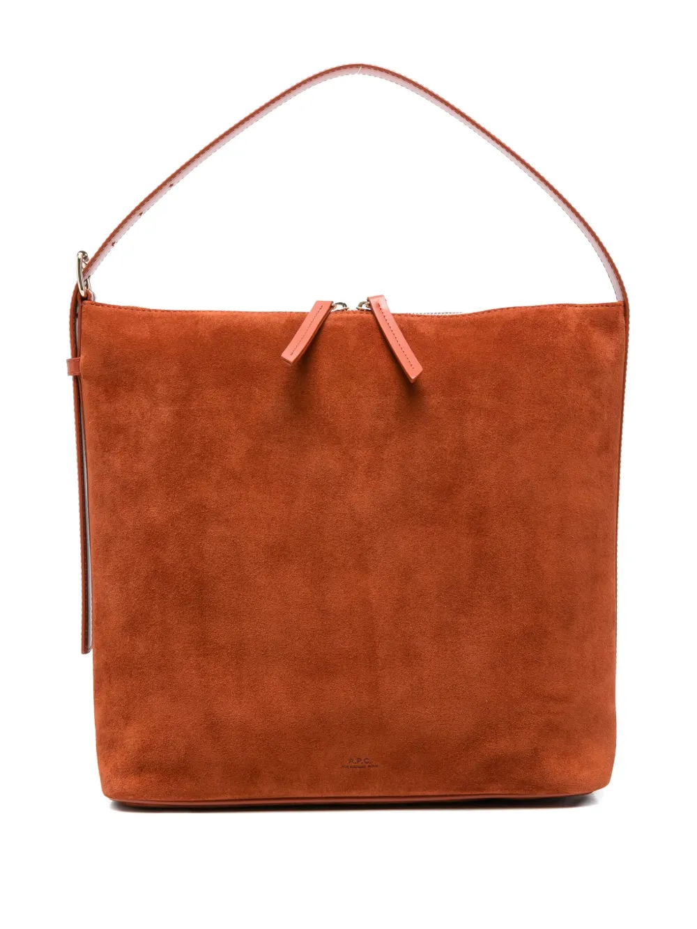 Сумка-тоут на молнии A.P.C., коричневый
Сумка-тоут на молнии A.P.C., коричневый