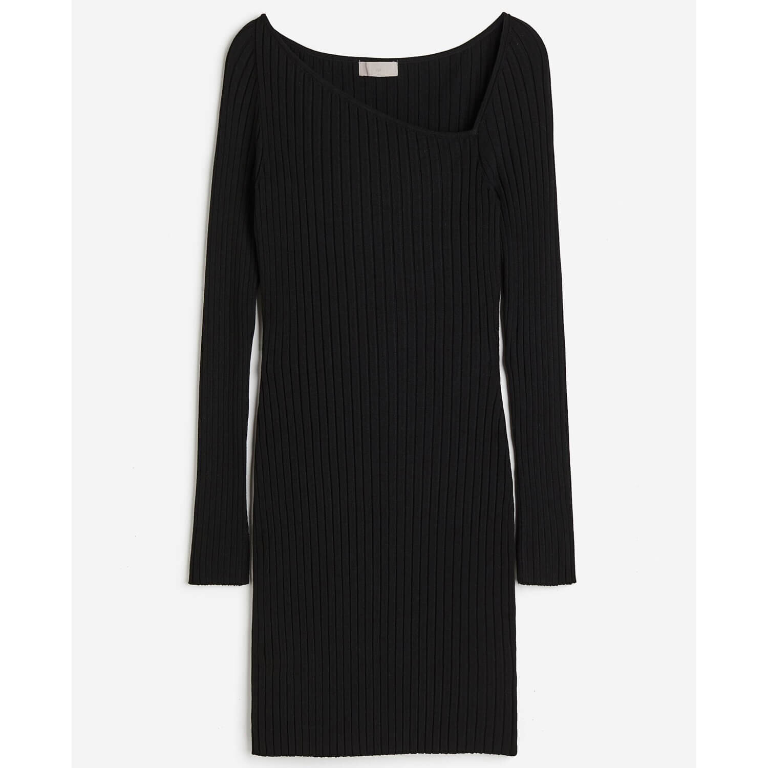 Платье H&M Rib-knit Bodycon, черный
Платье H&M Rib-knit Bodycon, черный