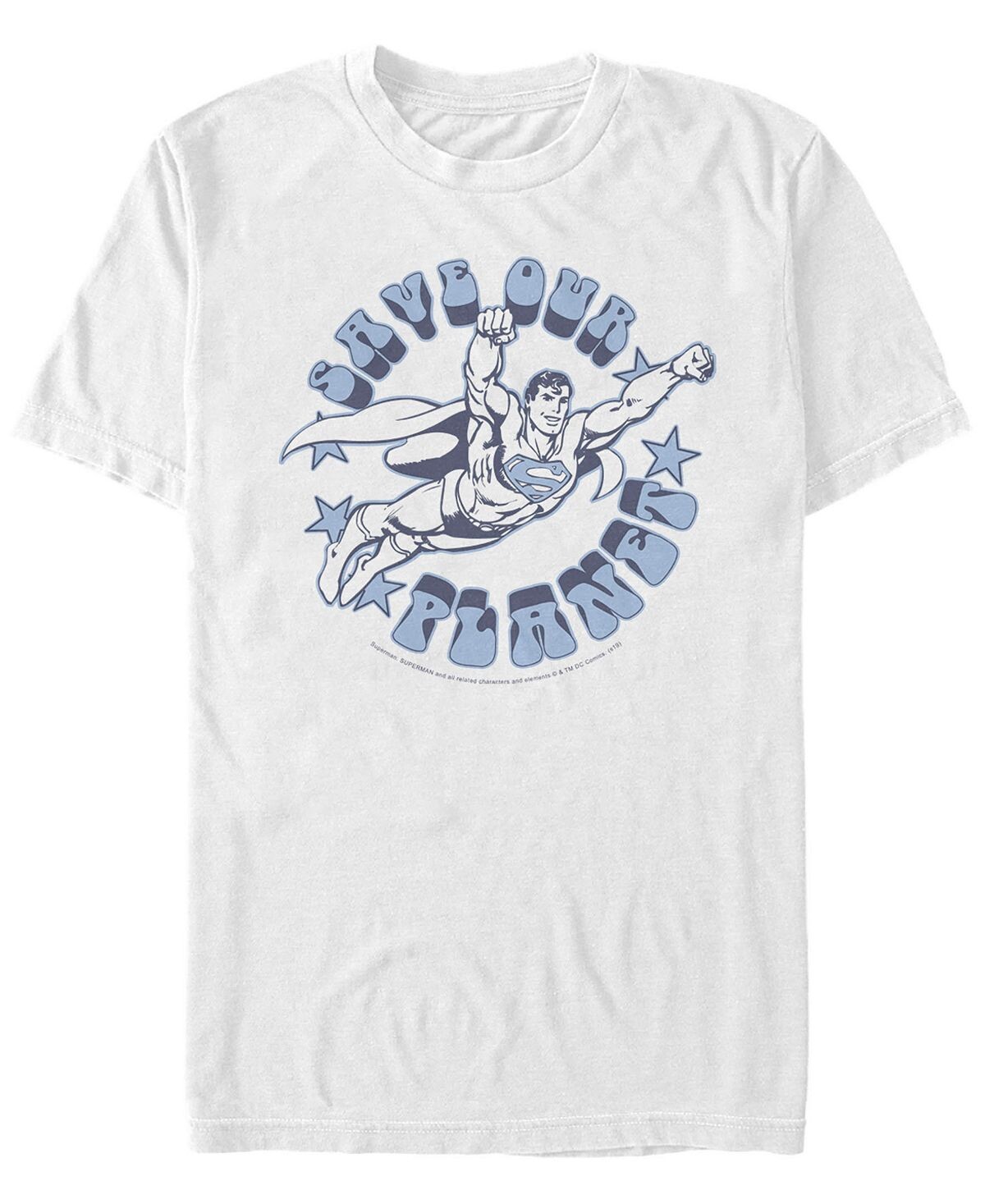 Мужская футболка dc superman save our planet с коротким рукавом Fifth Sun, белый
Мужская футболка dc superman save our planet с коротким рукавом Fifth Sun, белый