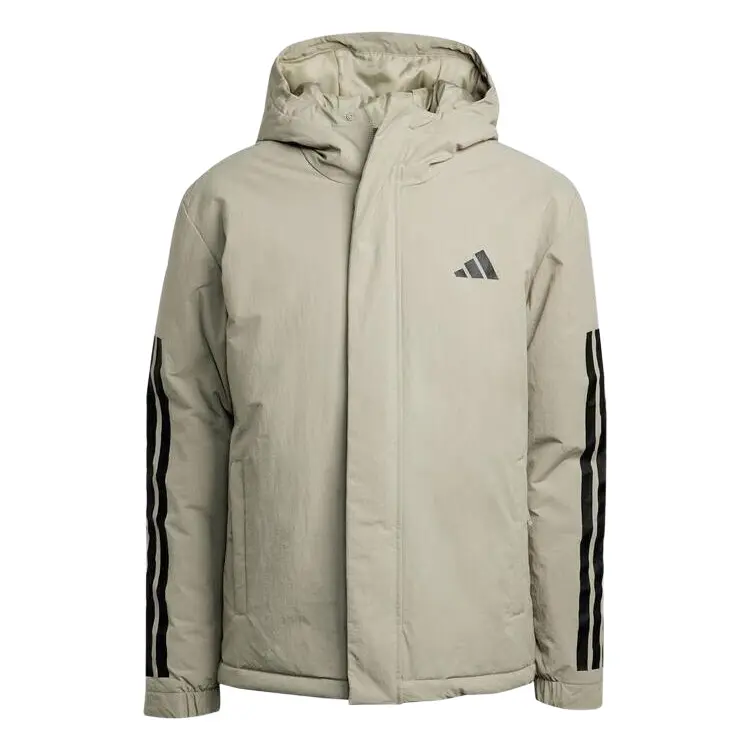 Толстовка с капюшоном 3 Stripes пуховик Unisex Adidas, хаки
Толстовка с капюшоном 3 Stripes пуховик Unisex Adidas, хаки