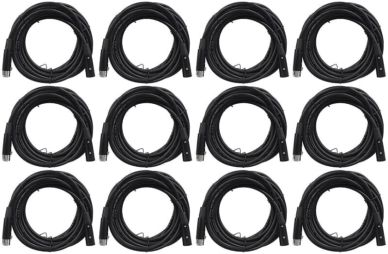 12 Rockville RDX5M25 25-футовые 5-контактные штекерно-гнездовые кабели DMX, 100% медь (12) RDX5M25
12 Rockville RDX5M25 25-футовые 5-контактные штекерно-гнездовые кабели DMX, 100% медь (12) RDX5M25