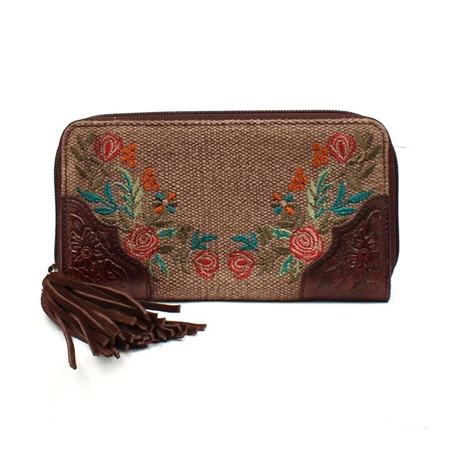 Кошелек-клатч Ariat Cactus Cruiser Flowers, бежевый/коричневый
Кошелек-клатч Ariat Cactus Cruiser Flowers, бежевый/коричневый