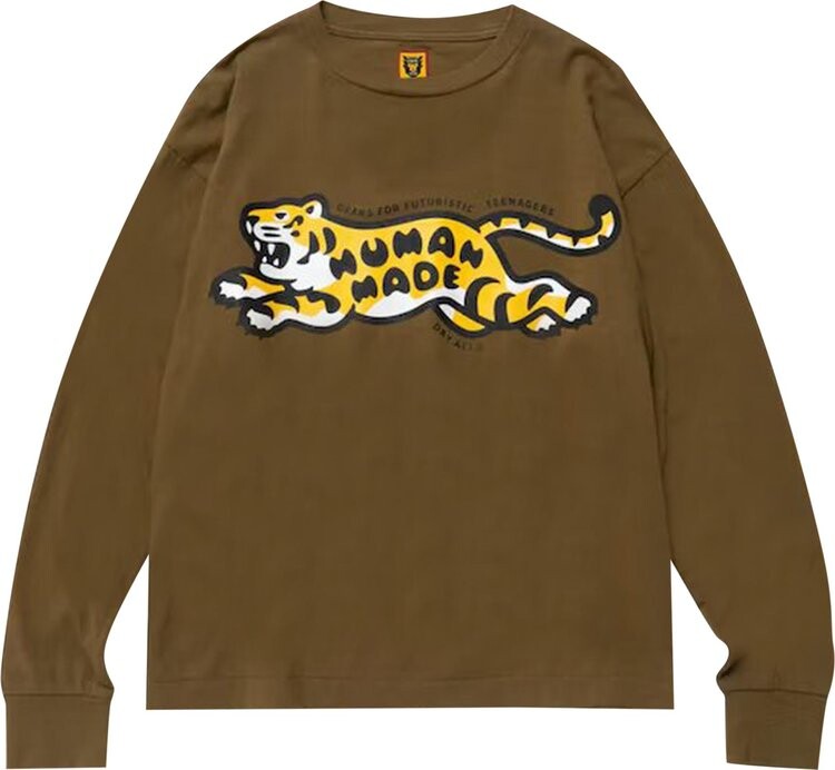 Футболка Human Made Tiger Long-Sleeve T-Shirt 'Olive Drab', зеленый
Футболка Human Made Tiger Long-Sleeve T-Shirt 'Olive Drab', зеленый