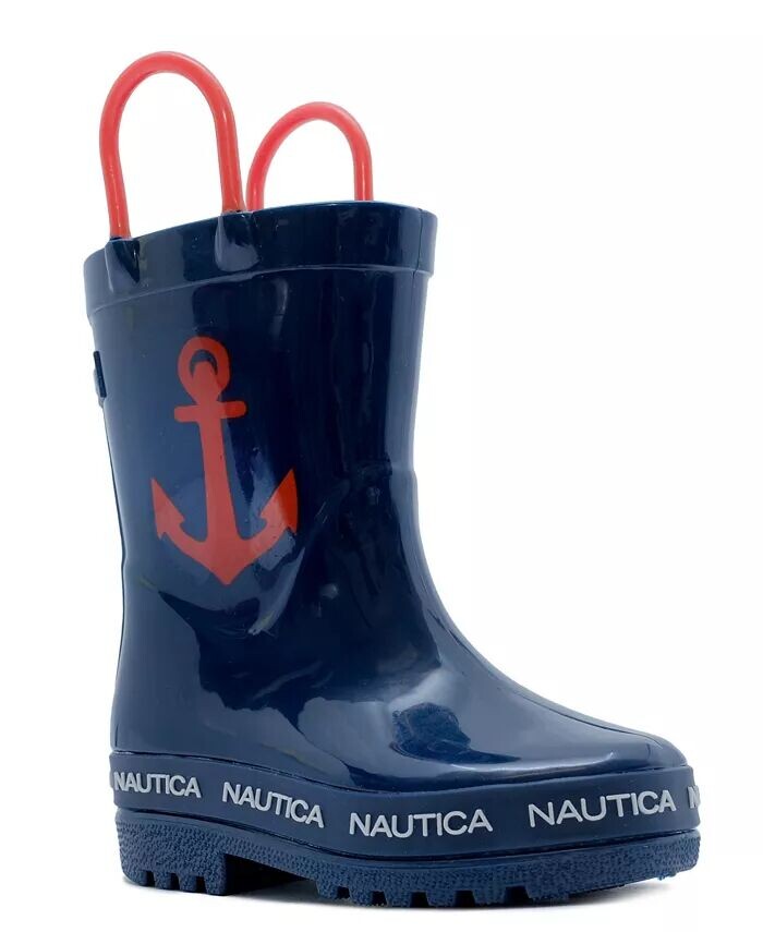Резиновые сапоги Everett для маленьких мальчиков Nautica, синий
Резиновые сапоги Everett для маленьких мальчиков Nautica, синий
