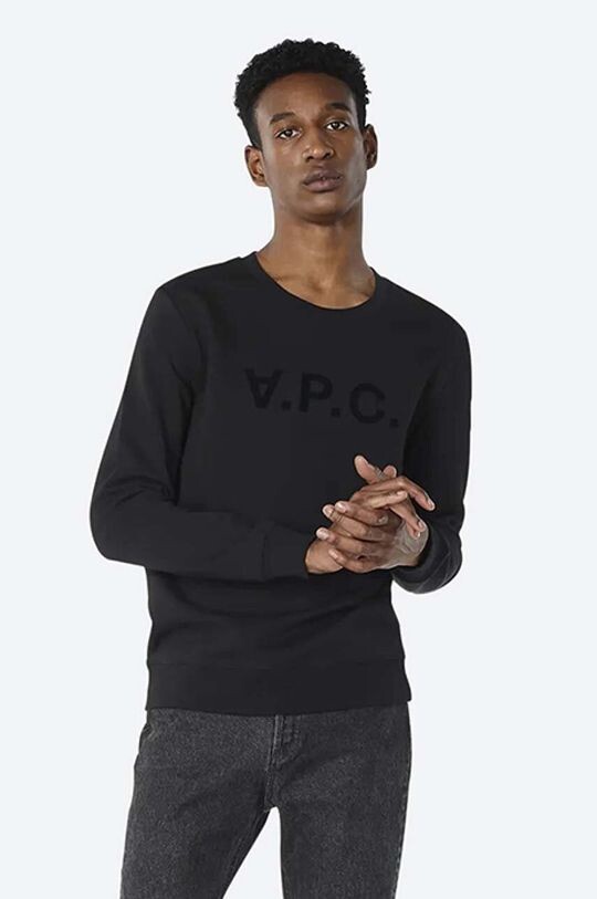 Толстовка Sweat Vpc из хлопка A.P.C., черный
Толстовка Sweat Vpc из хлопка A.P.C., черный