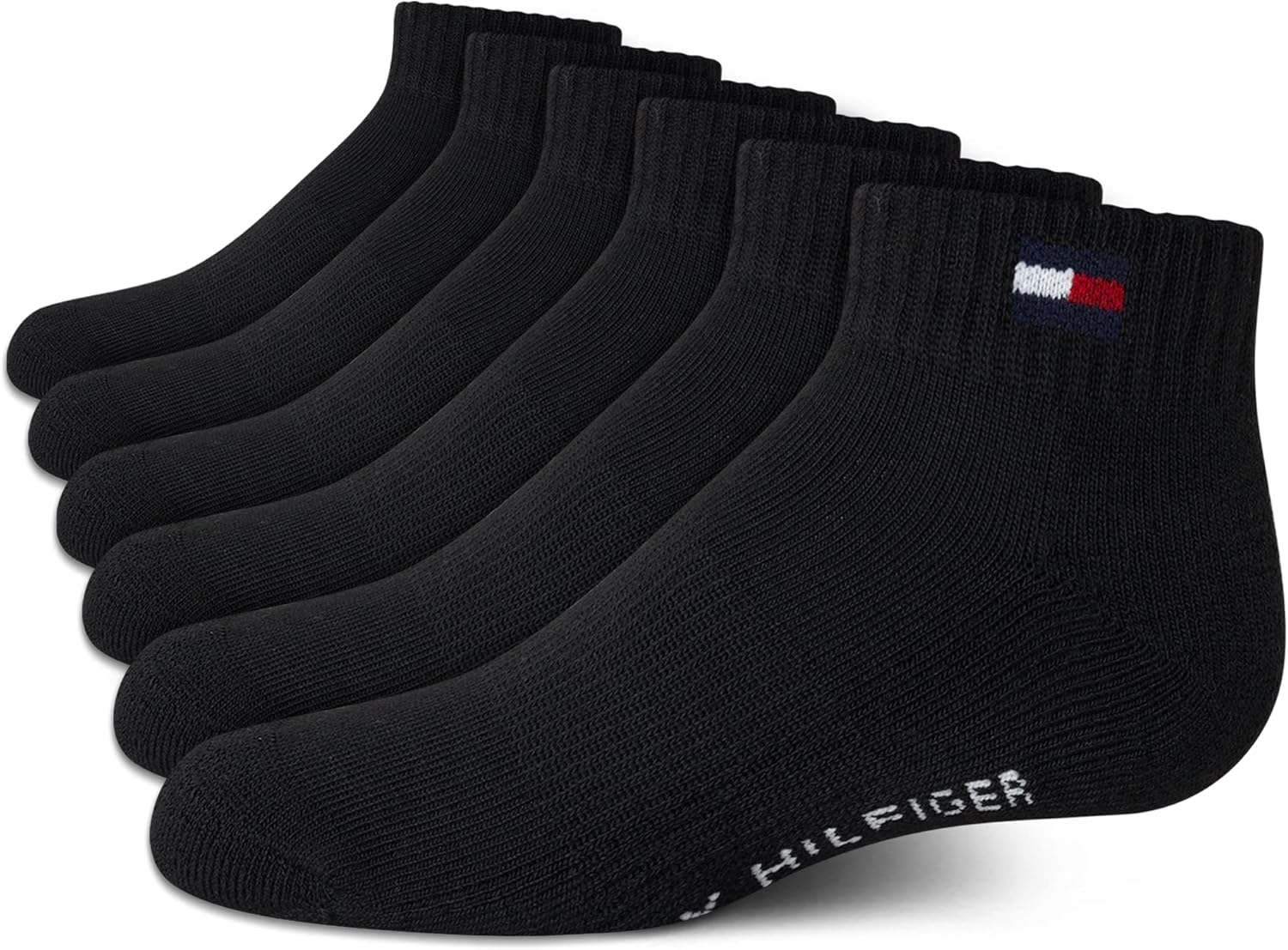 Спортивные носки для мальчиков Tommy Hilfiger - носки Performance Cushion Quarter Cut (6 шт.), Black
Спортивные носки для мальчиков Tommy Hilfiger - носки Performance Cushion Quarter Cut (6 шт.), Black