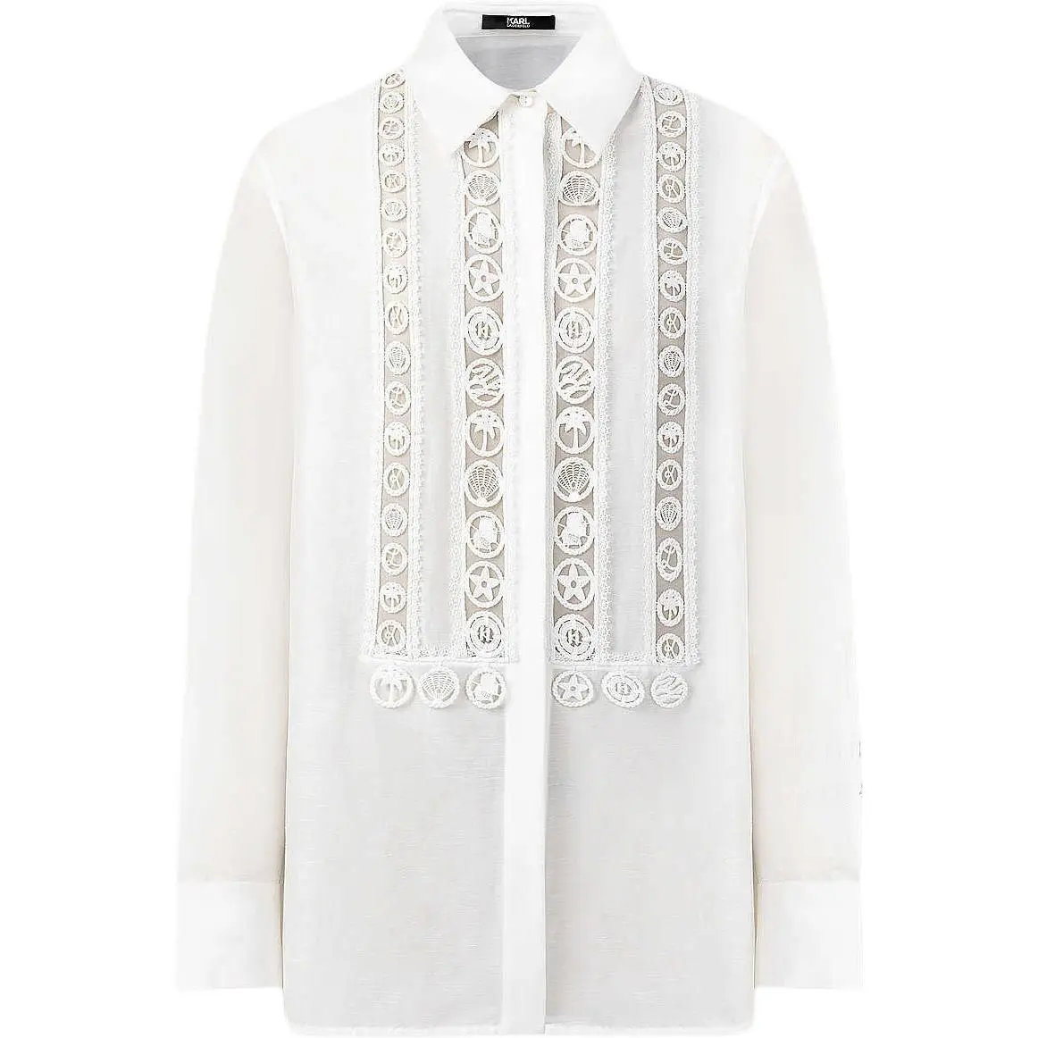 KARL LAGERFELD / Karl Lagerfeld Jeans Рубашка KARL LAGERFELD женская белая
KARL LAGERFELD / Karl Lagerfeld Jeans Рубашка KARL LAGERFELD женская белая