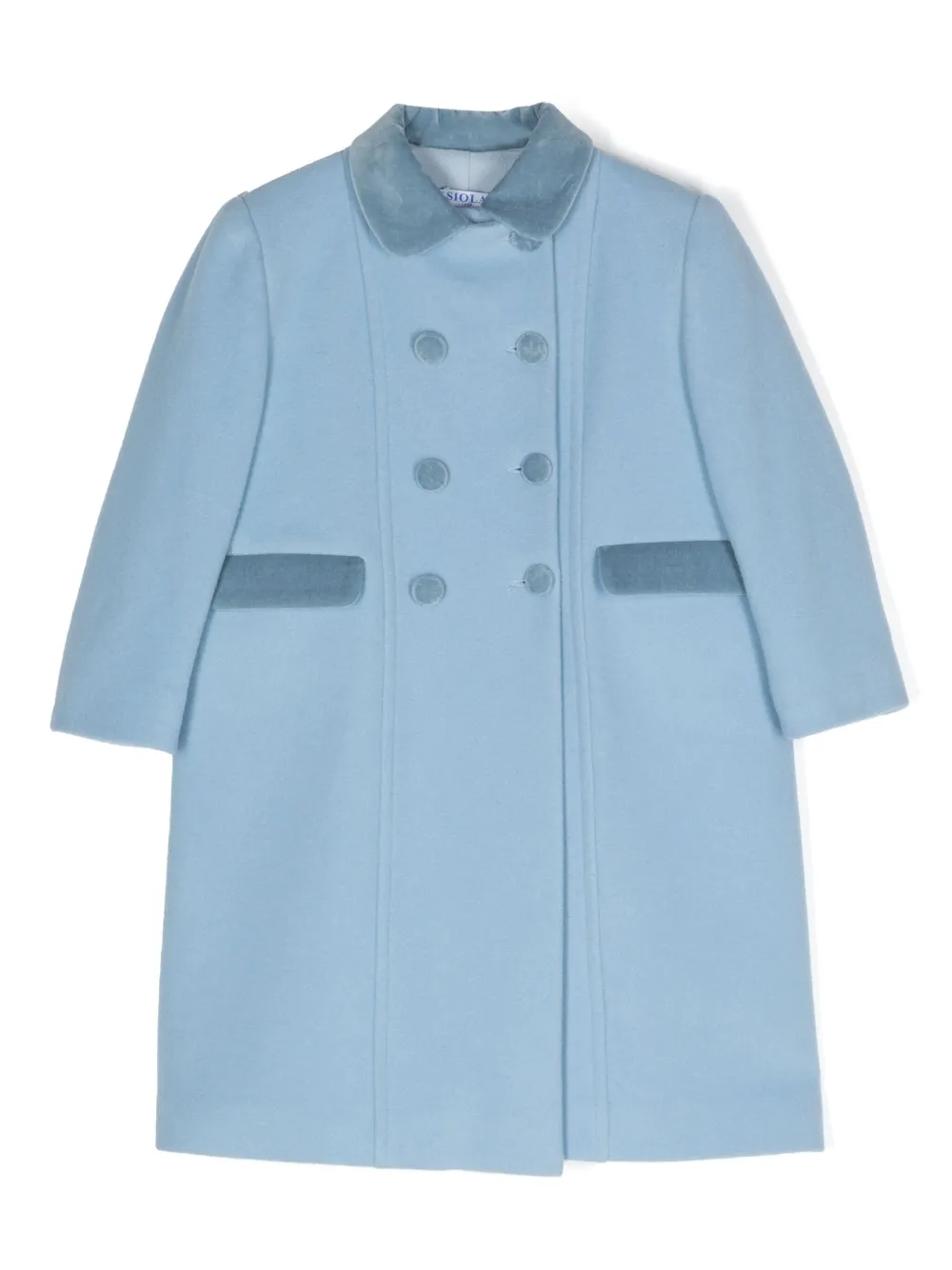 Шерстяное пальто с бархатной отделкой Siola, синий
Шерстяное пальто с бархатной отделкой Siola, синий