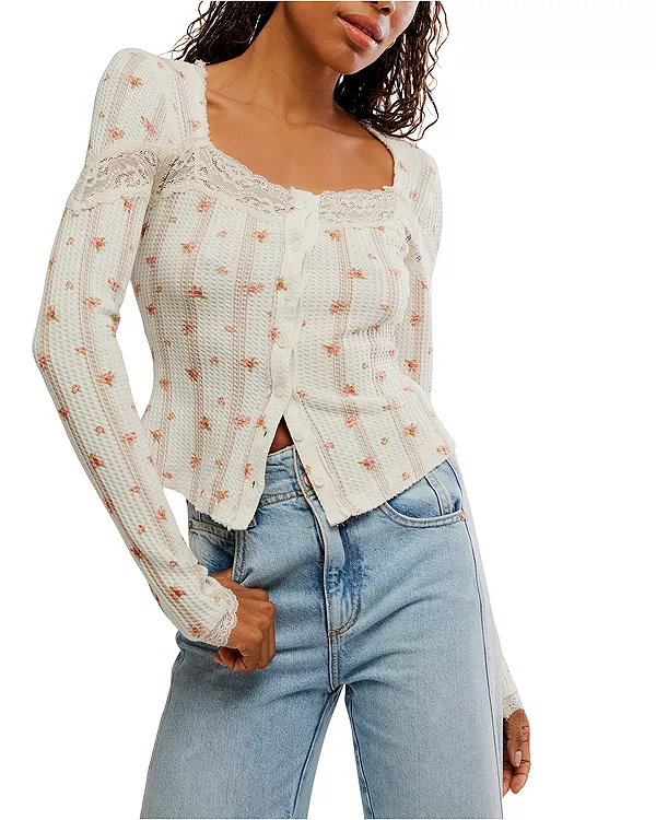 Кардиган Let's party Free People, белый
Кардиган Let's party Free People, белый