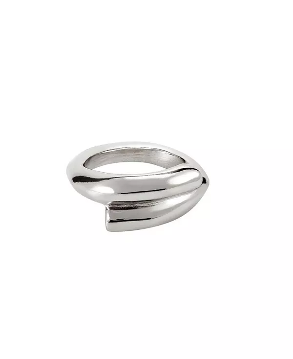 Закрытое посередине кольцо из металлического сплава в форме трубки Unode50, silver
Закрытое посередине кольцо из металлического сплава в форме трубки Unode50, silver