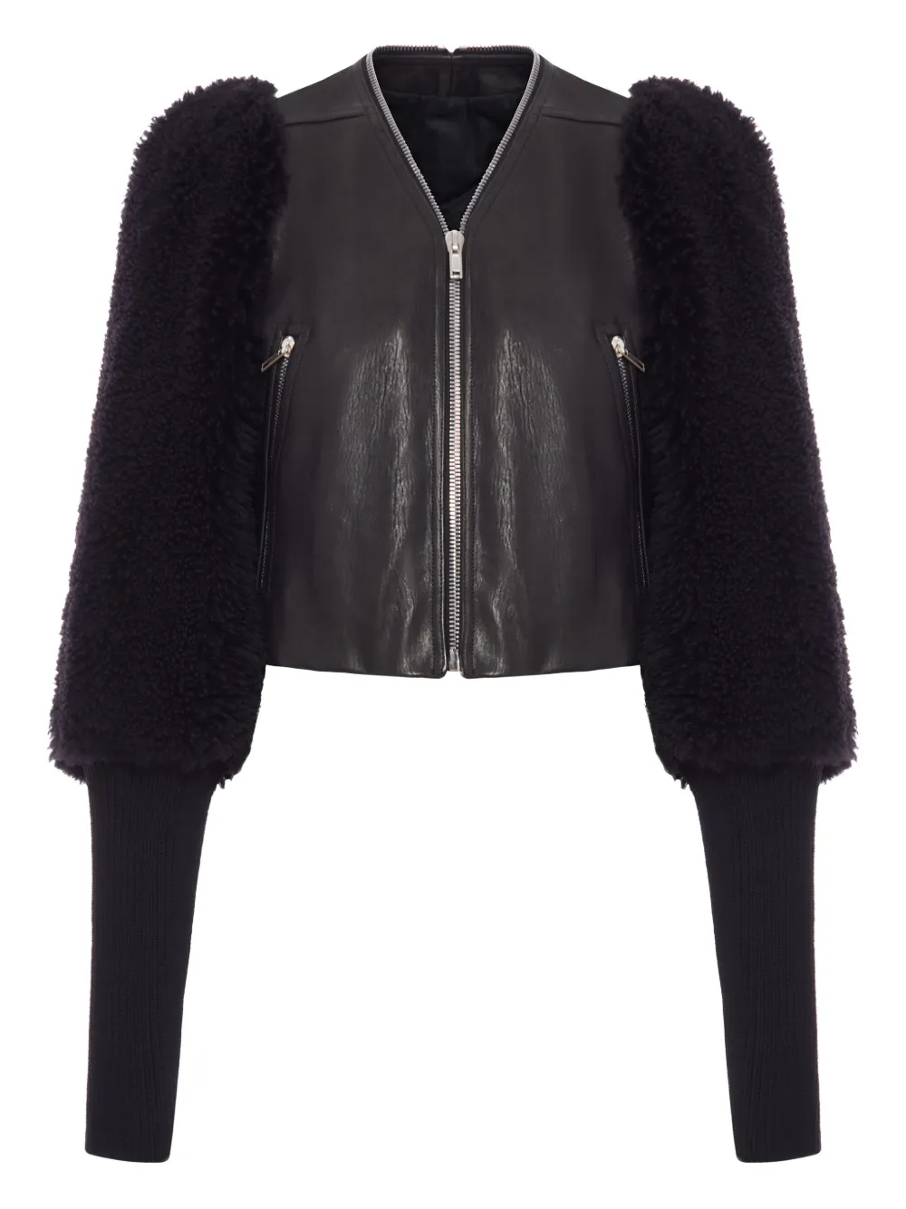 Кожаная куртка Rick Owens, черный
Кожаная куртка Rick Owens, черный