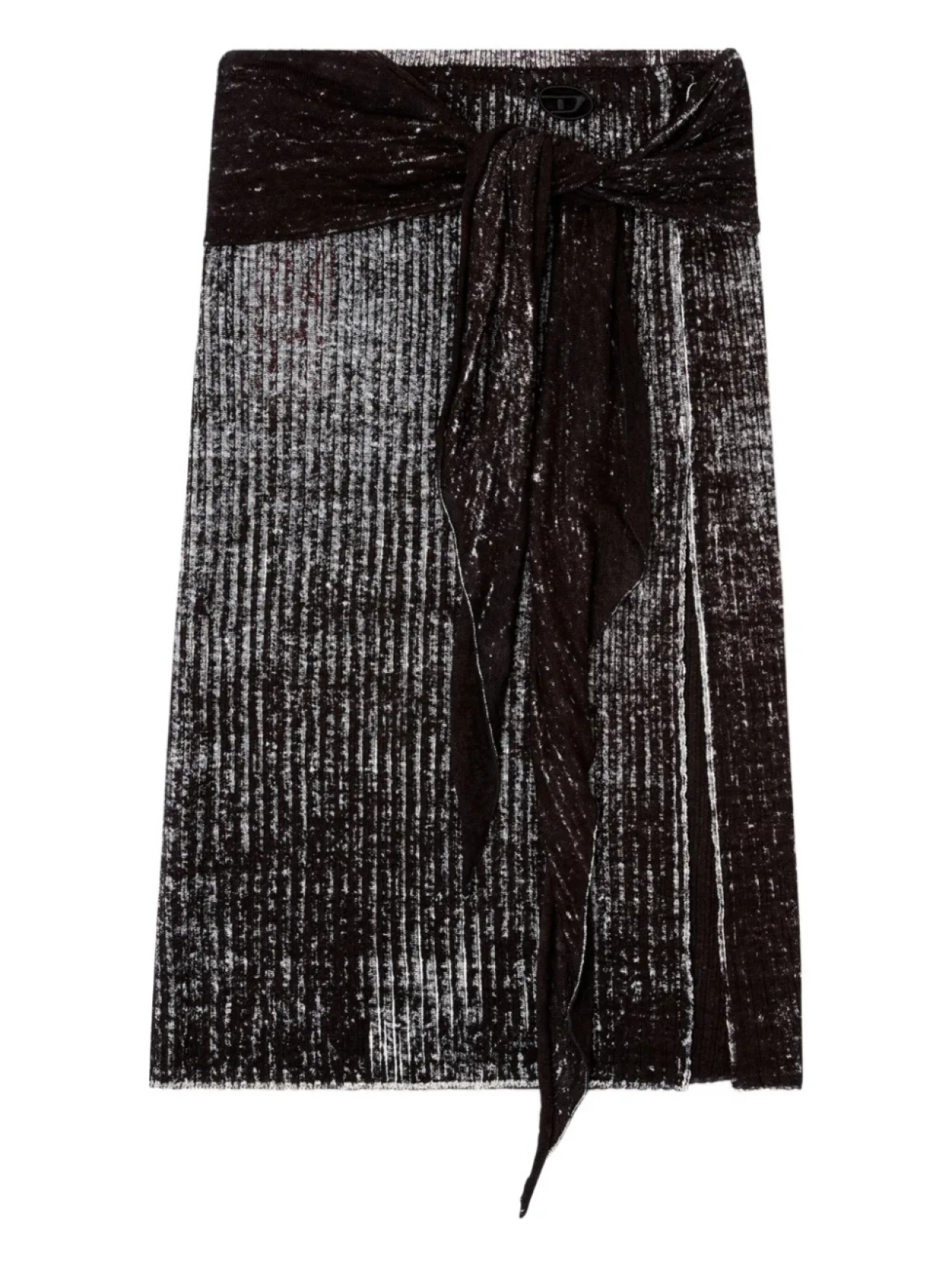 Юбка миди M-Eganoid Diesel, черный 
Юбка миди M-Eganoid Diesel, черный