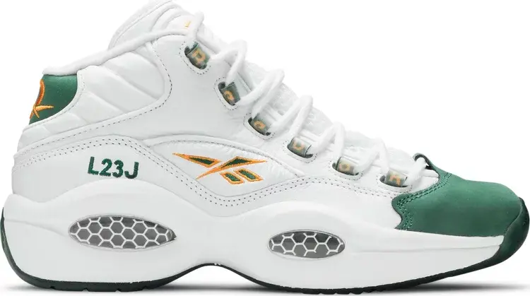 Кроссовки packer shoes x question mid 'for player use only - lebron james' Reebok, белый
Кроссовки packer shoes x question mid 'for player use only - lebron james' Reebok, белый
