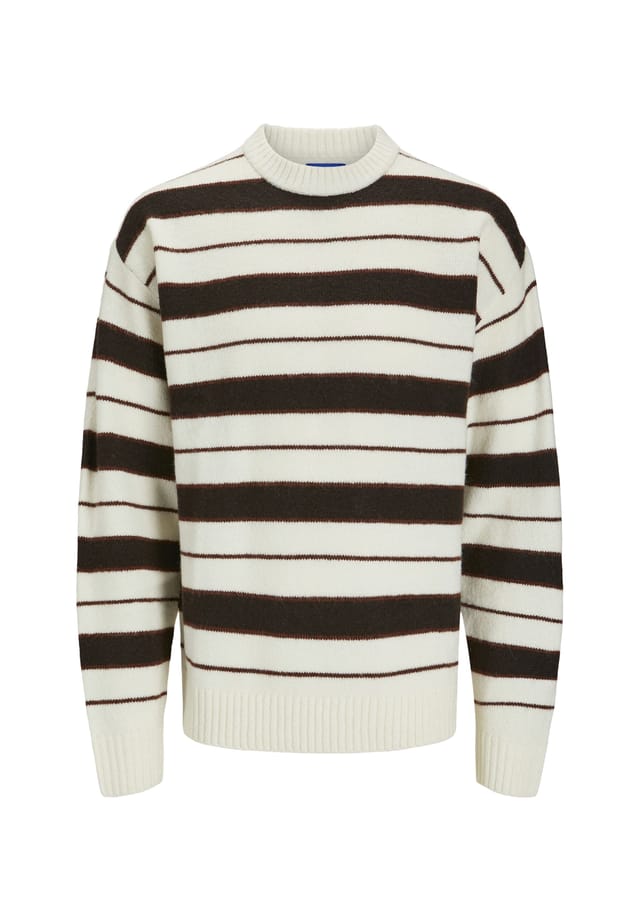 Свитер олли вязаный свитер r-neck Jack & Jones, белый 
Свитер олли вязаный свитер r-neck Jack & Jones, белый